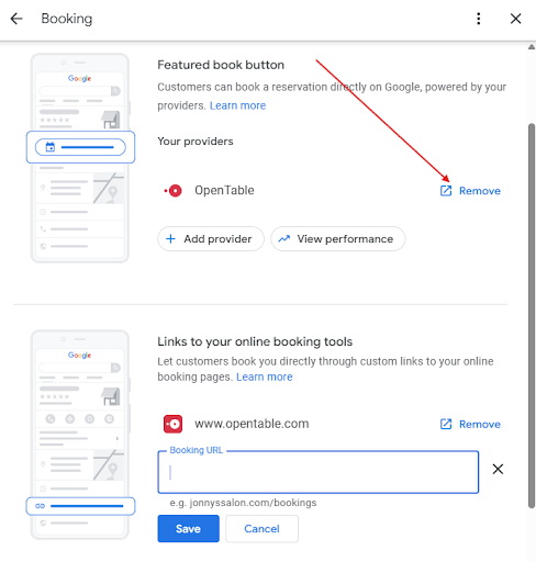 add a manual link